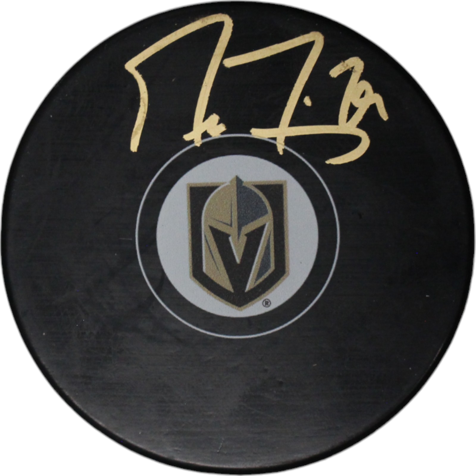 Marc-Andre Fleury Autographed Las Vegas Golden Knights Puck Beckett 46873