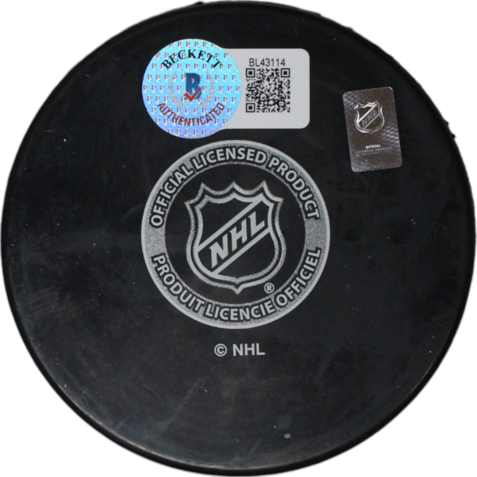 Marc-Andre Fleury Autographed Las Vegas Golden Knights Puck Beckett 46873