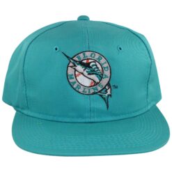 Florida Marlins Vintage 1990's Teal G Cap Snapback Hat 56015