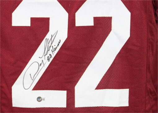 Doug Flutie Autographed College Style Red XL Jersey Heisman Beckett
