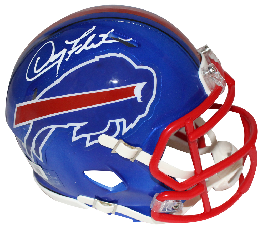 Doug Flutie Autographed Buffalo Bills Flash Mini Helmet Beckett