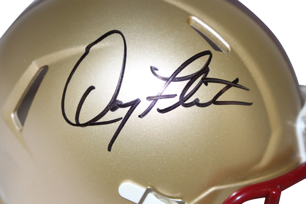 Doug Flutie Autographed Boston College Spd Mini Helmet Beckett