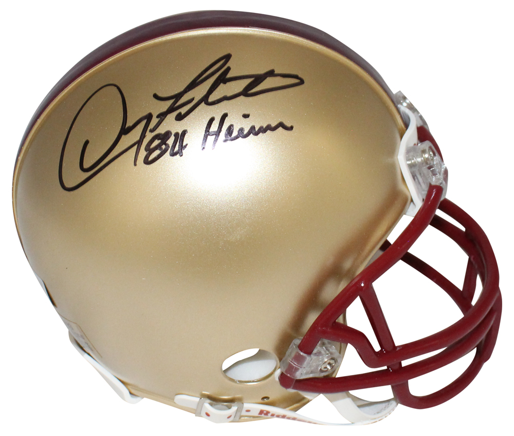 Doug Flutie Signed Boston College VSR4 Heisman Mini Helmet Beckett