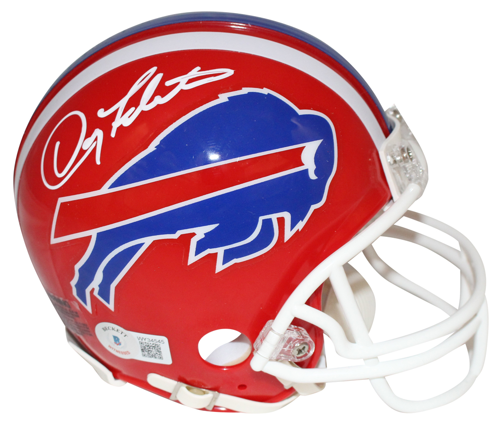 Doug Flutie Autographed Buffalo Bills VSR4 TB Mini Helmet Beckett