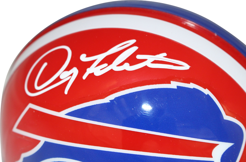 Doug Flutie Autographed Buffalo Bills VSR4 TB Mini Helmet Beckett