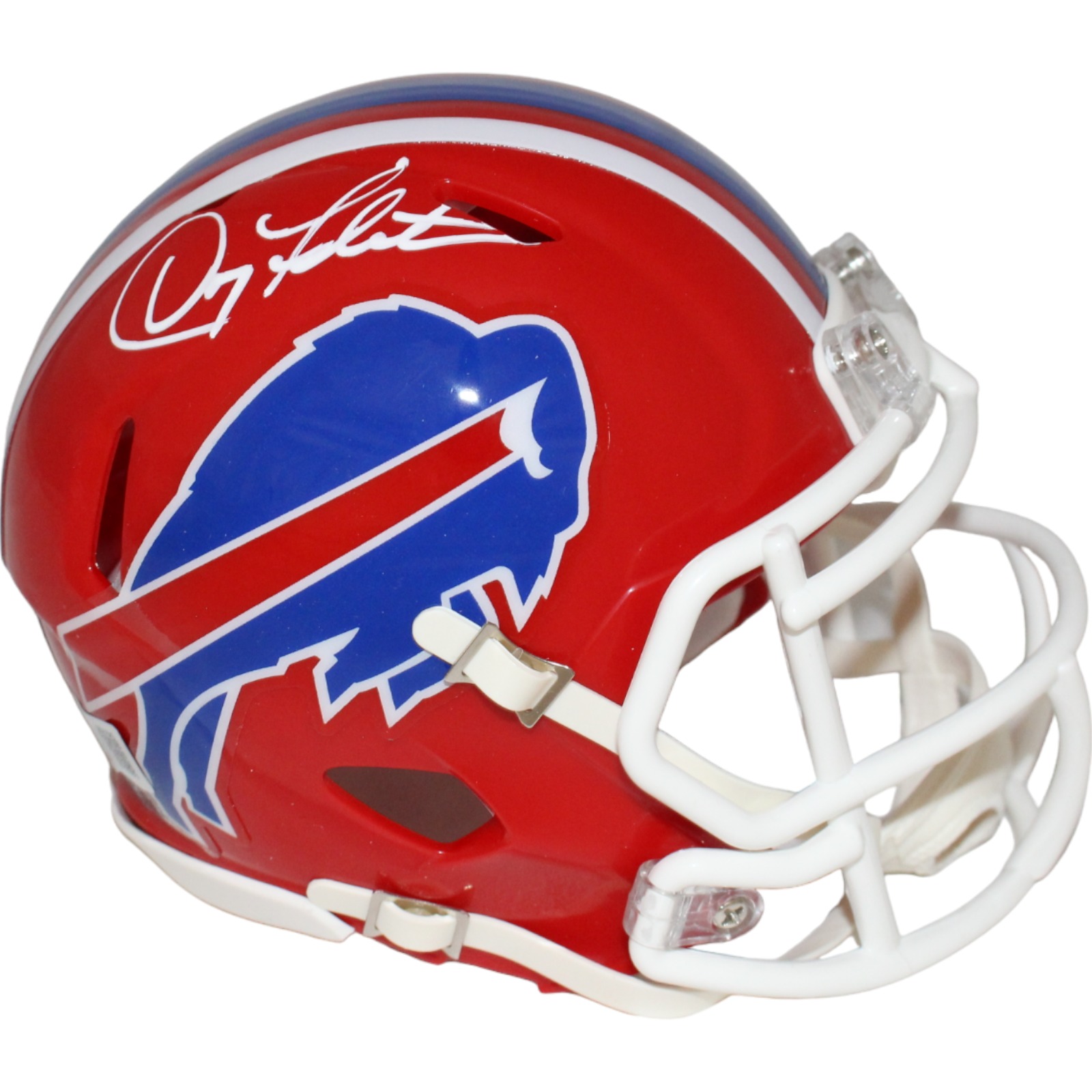 Doug Flutie Autographed Buffalo Bills TB Mini Helmet Beckett