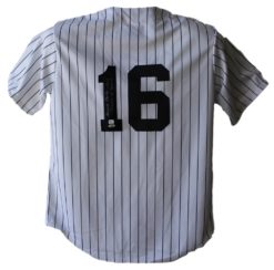 Whitey Ford Signed New York Yankees Majestic White L Jersey Steiner 20458