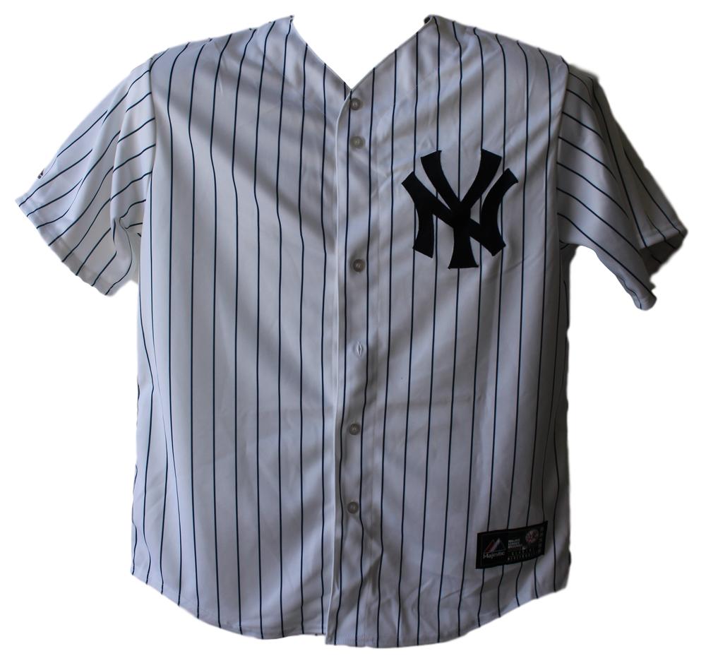 Whitey Ford Signed New York Yankees Majestic White L Jersey