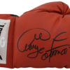 George Foreman Autographed Everlast Red Right Hand Boxing Glove JSA 13649