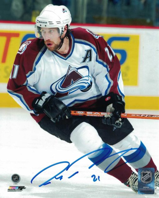 Peter Forsberg Autographed/Signed Colorado Avalanche 8x10 Photo 11299 PF