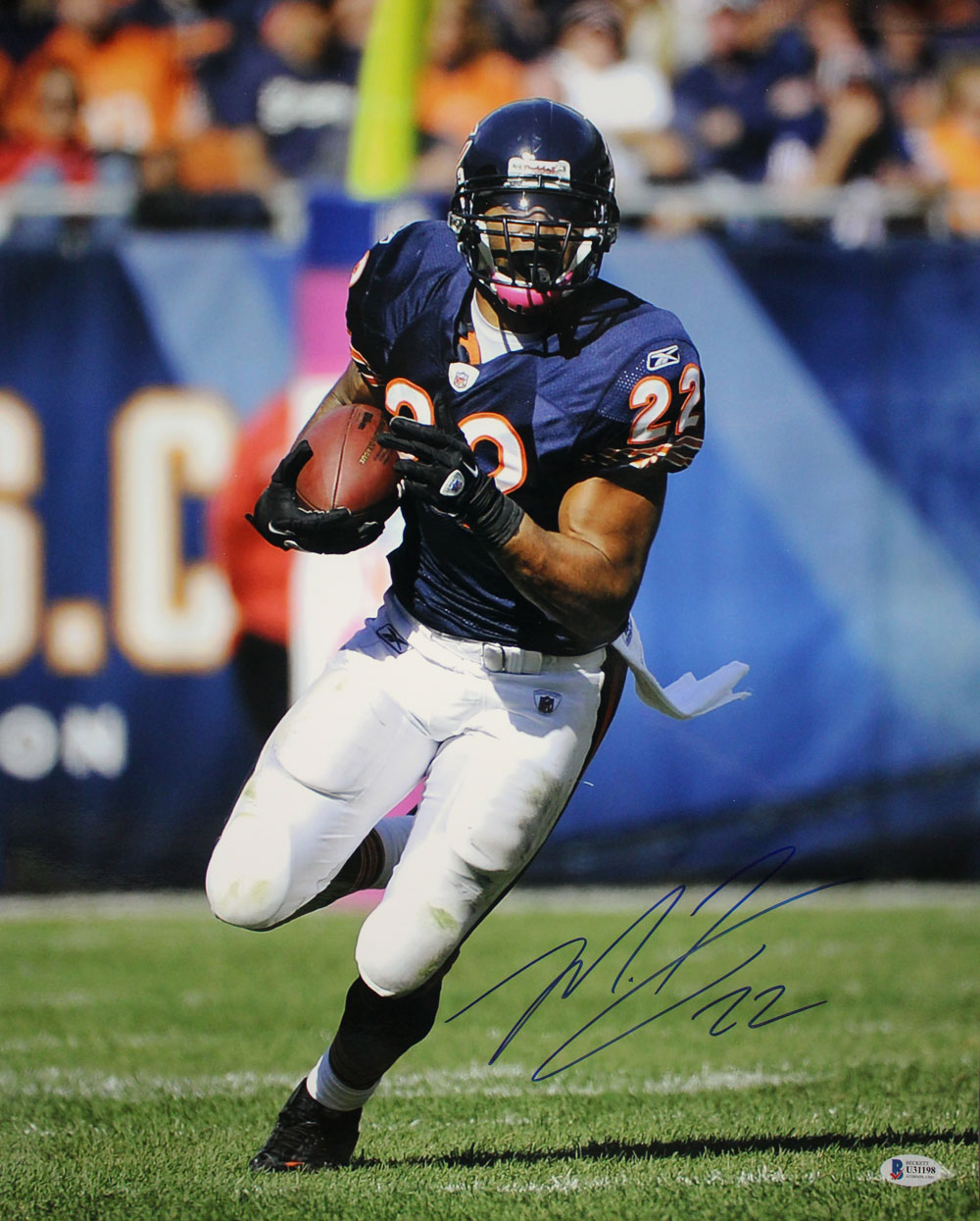 Matt Forte Autographed/Signed Chicago Bears 16x20 Photo BAS 29097