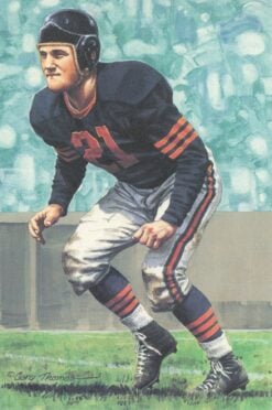 Dan Fortmann Chicago Bears Goal Line Art Card Series 2 No. 40 LE /5000 58069
