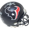 Arian Foster Autographed Houston Texans Mini Helmet 2010 Rush Leader JSA 24755