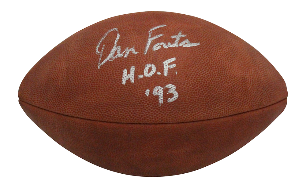 Dan Fouts Autographed/Signed San Diego Chargers Official Football BAS
