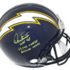 Dan Fouts Autographed San Diego Chargers Authentic Helmet 2 Insc BAS 24022