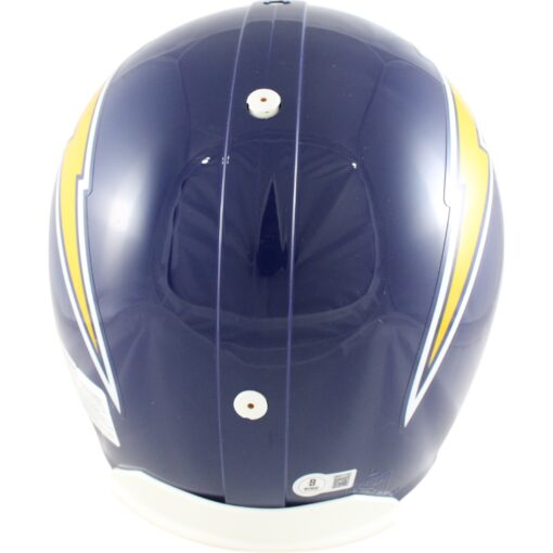 Dan Fouts Autographed San Diego Chargers TB VSR4 Authentic Helmet Beckett 49277