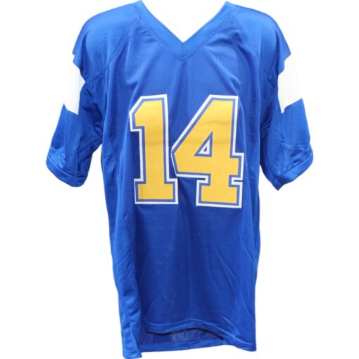 Dan Fouts Autographed XL Pro Style Tb Dark Blue Jersey Beckett Witness 49286