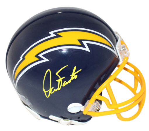 Dan Fouts Autographed/Signed San Diego Chargers Mini Helmet BAS 24021