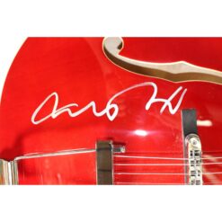 Michael J. Fox Autographed Back to The Future Grote Guitar Beckett Witness 57888
