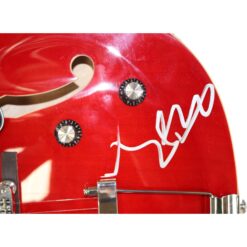 Michael J. Fox Autographed Back to The Future Grote Guitar Beckett Witness 57889