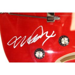 Michael J. Fox Autographed Back to The Future Grote Guitar Beckett Witness 57893