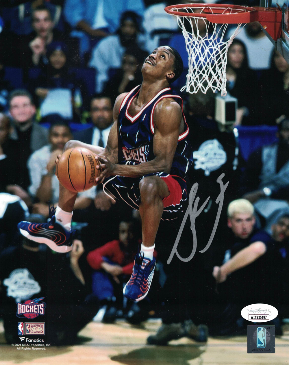 Steve Francis Autographed/Signed Houston Rockets 8x10 Photo JSA