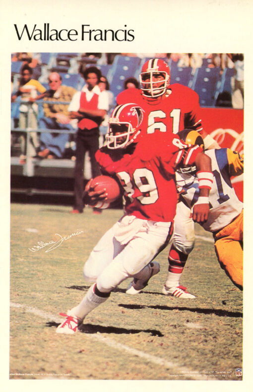 Wallace Francis Atlanta Falcons Mini Poster 8/50 Marketcom 46236