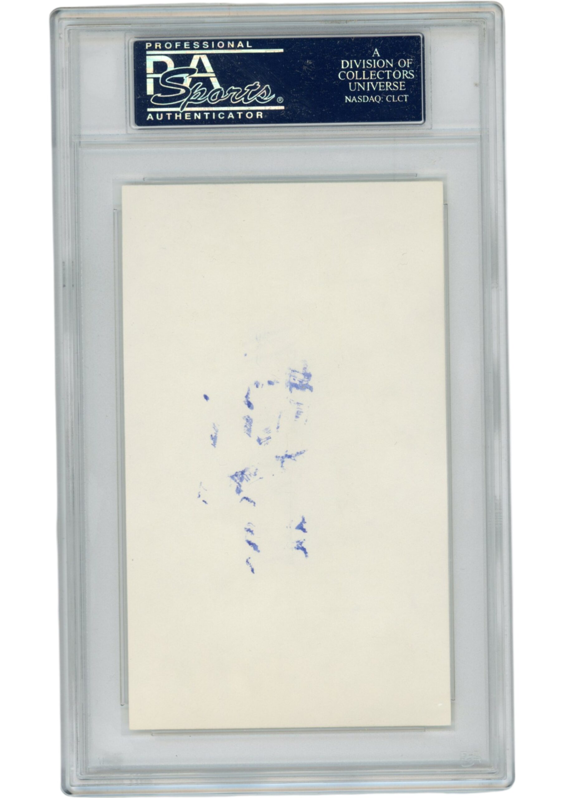 Clint Frank Autographed/Signed Yale Bulldogs Index Card Slabbed PSA 54896 2 Clint Frank Autographed/Signed Yale Bulldogs Index Card Slabbed PSA 54896