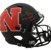 Tommie Frazier Signed Nebraska Cornhuskers AMP Replica Helmet Champs BAS 25536