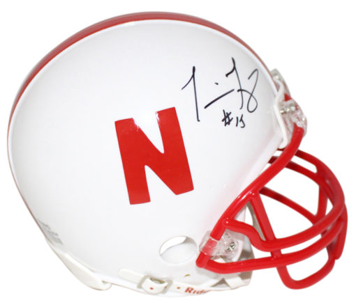 Tommie Frazier Autographed/Signed Nebraska Cornhuskers Mini Helmet 25037