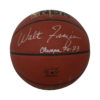 Walt Frazier Autographed New York Knicks Basketball Zi/O Champs JSA 30943