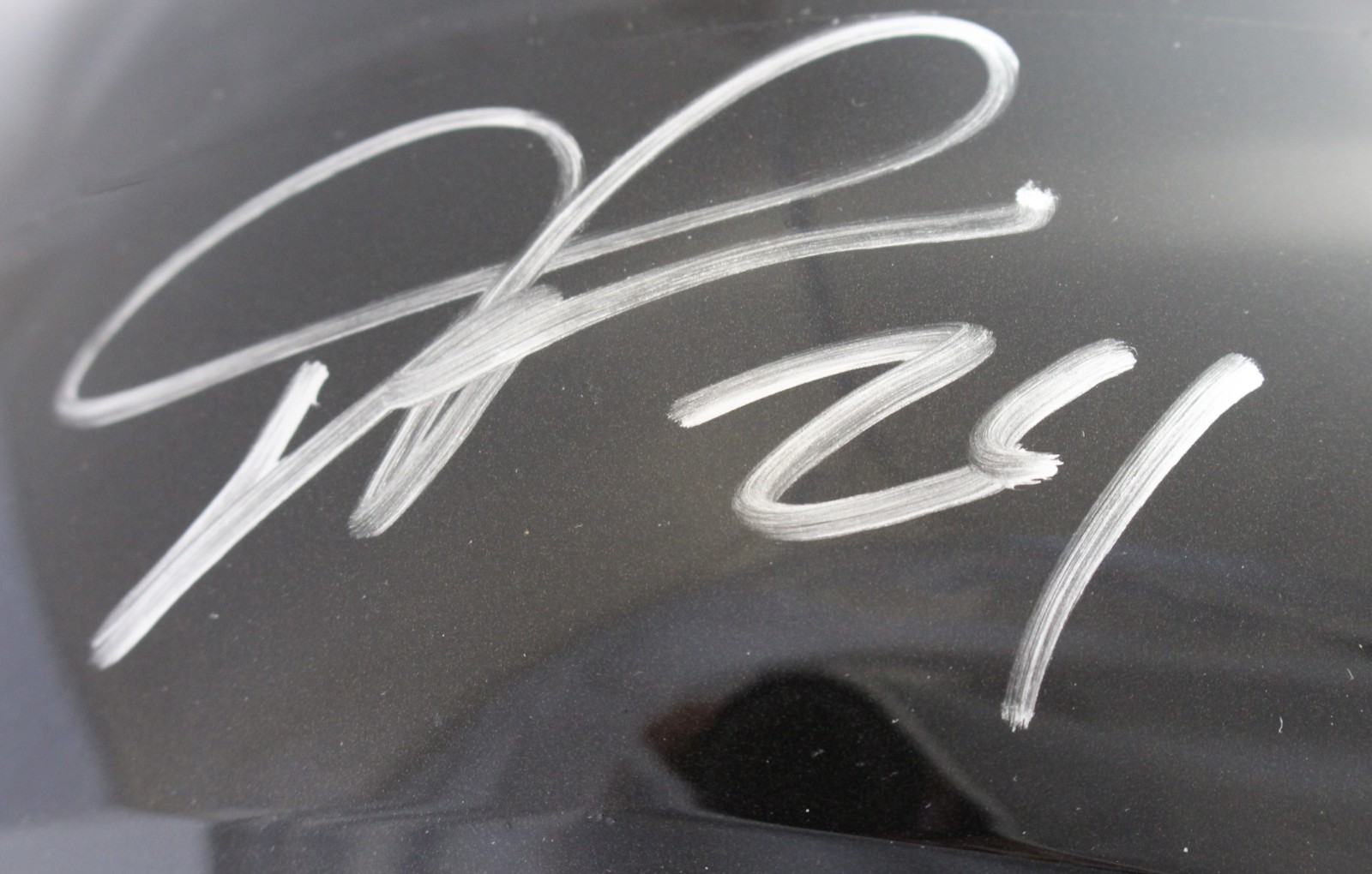 Devonta Freeman Autographed/Signed Atlanta Falcons F/S Helmet Radtke 59354 2 Devonta Freeman Autographed/Signed Atlanta Falcons F/S Helmet Radtke 59354