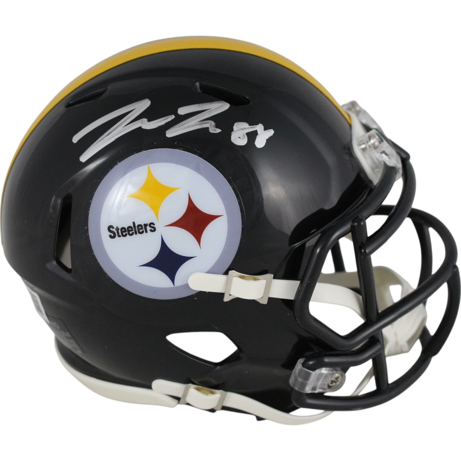Pat Freiermuth Autographed/Signed Pittsburgh Steelers Mini Helmet Beckett 49018