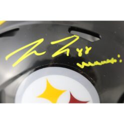 Pat Freiermuth Autographed Pittsburgh Steelers Mini Helmet Beckett Witness 53147