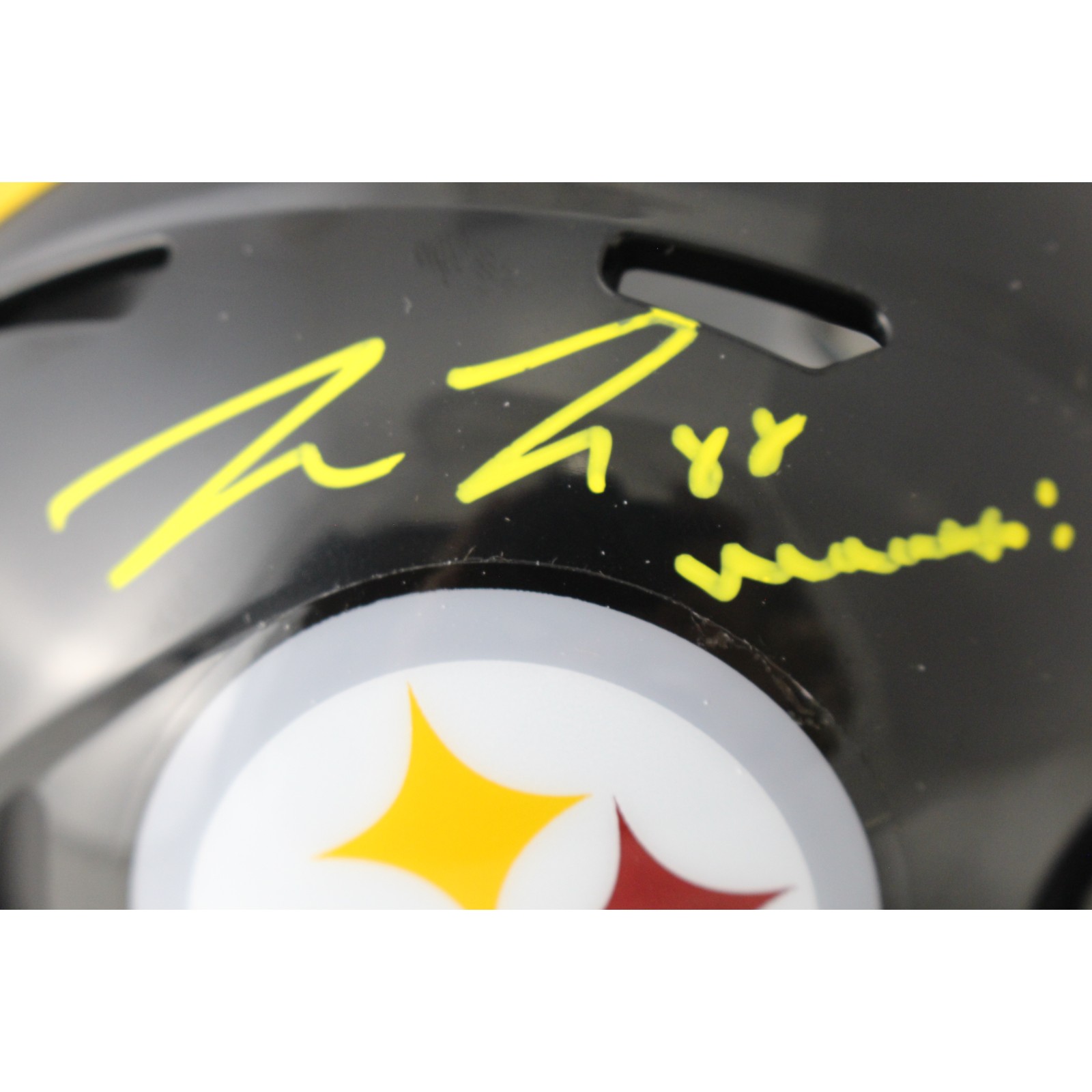 Pat Freiermuth Autographed Pittsburgh Steelers Mini Helmet Beckett Witness 53147