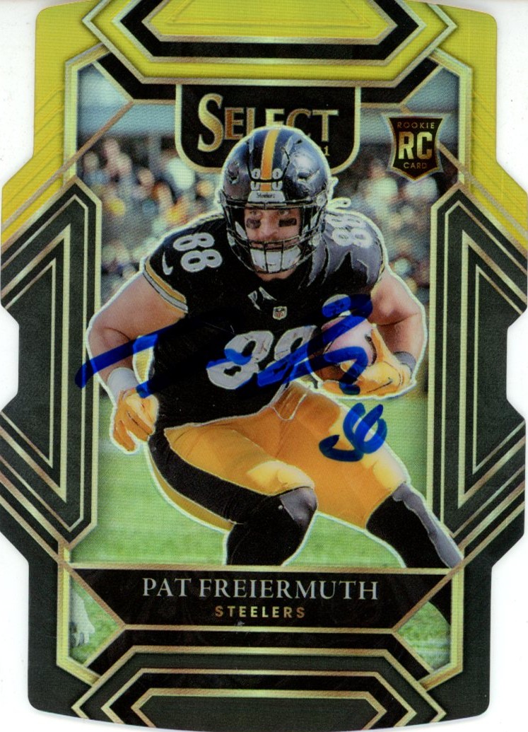 Pat Freiermuth Signed 21 Panini Select #259 Club Level Card Beckett W 56987