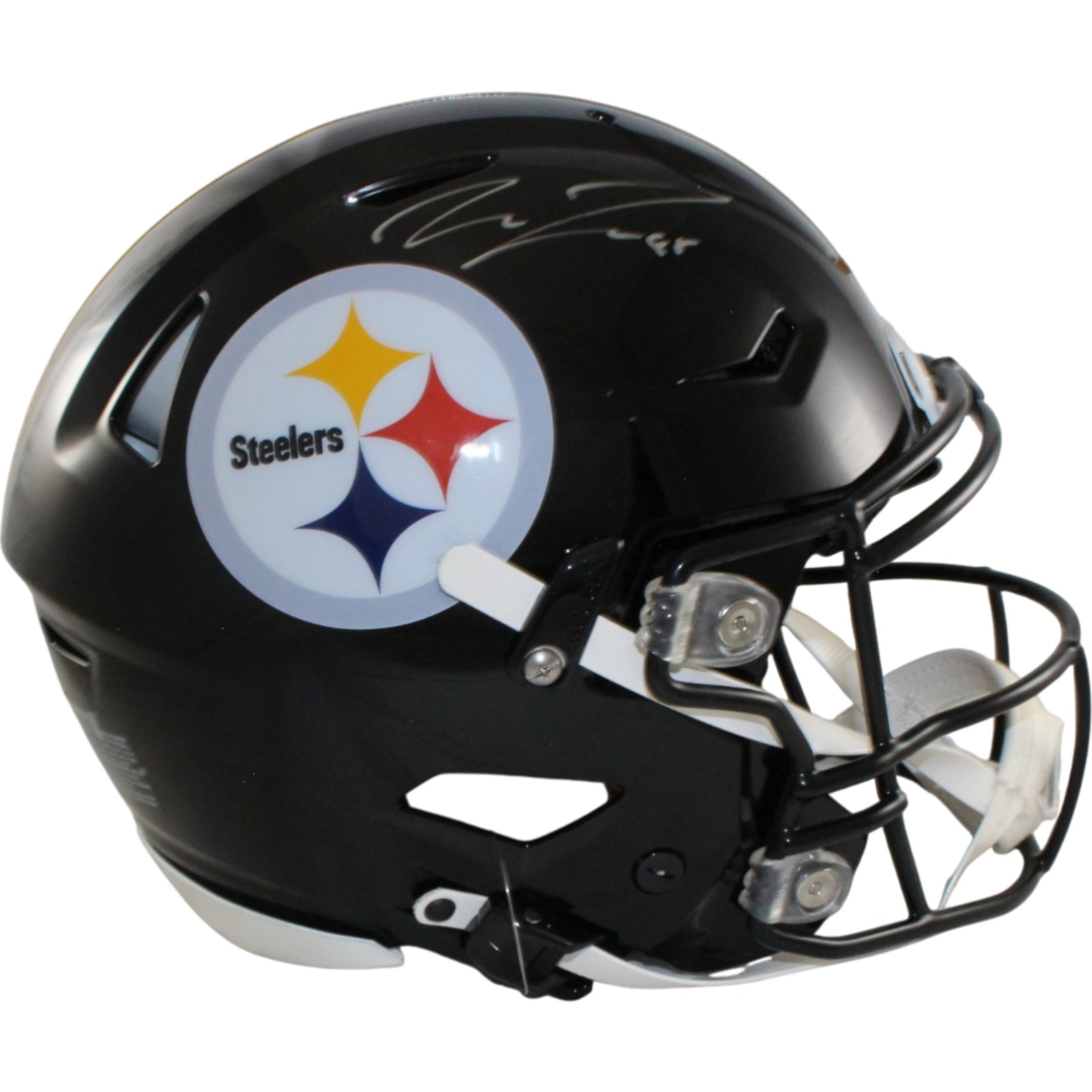 Pat Freiermuth Autographed Pittsburgh Steelers SpeedFlex Helmet Fanatics 55446