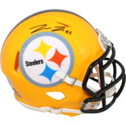 Pat Freiermuth Autographed Pittsburgh Steelers Mini Helmet Beckett Witness 53141