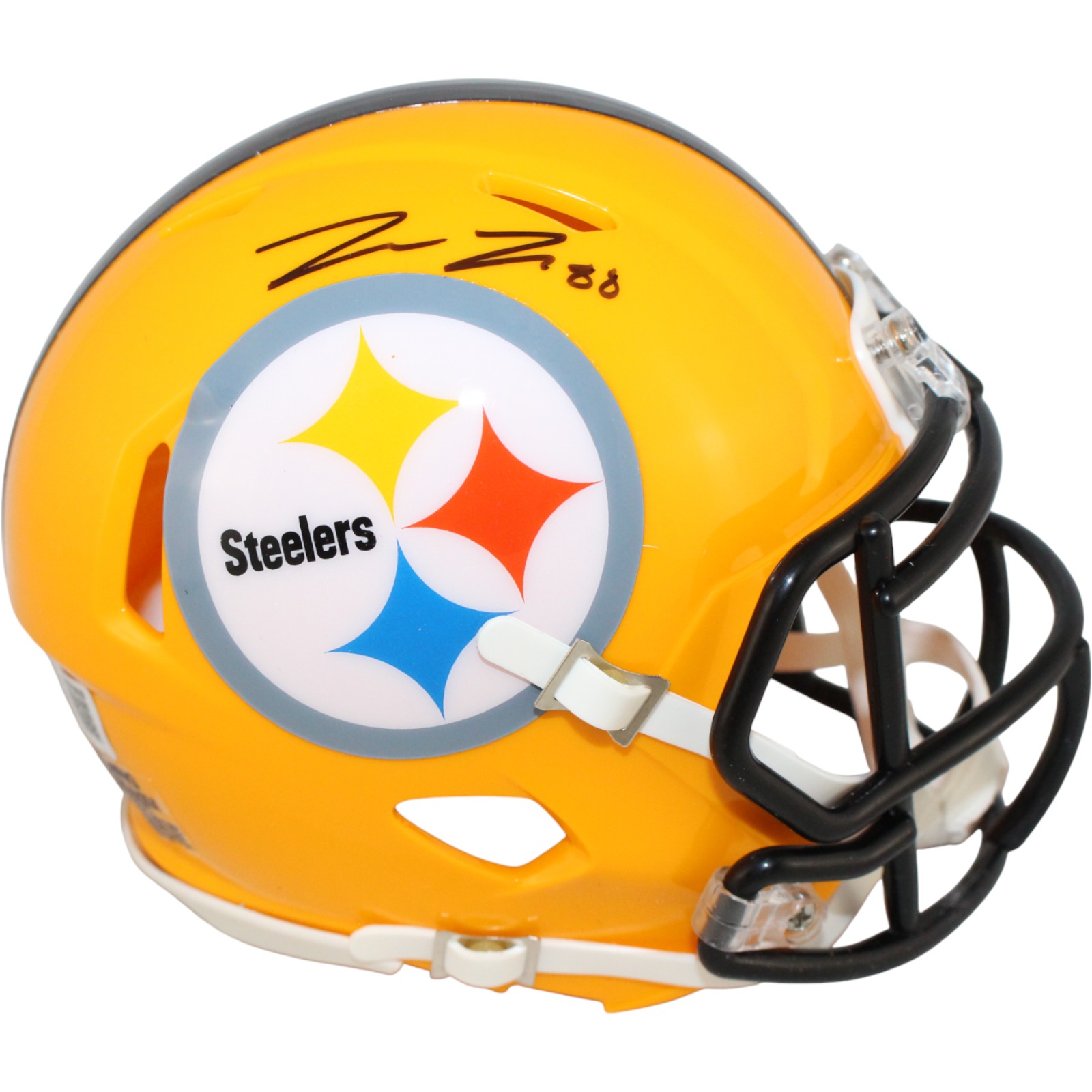 Pat Freiermuth Autographed Pittsburgh Steelers Mini Helmet Beckett Witness 53141