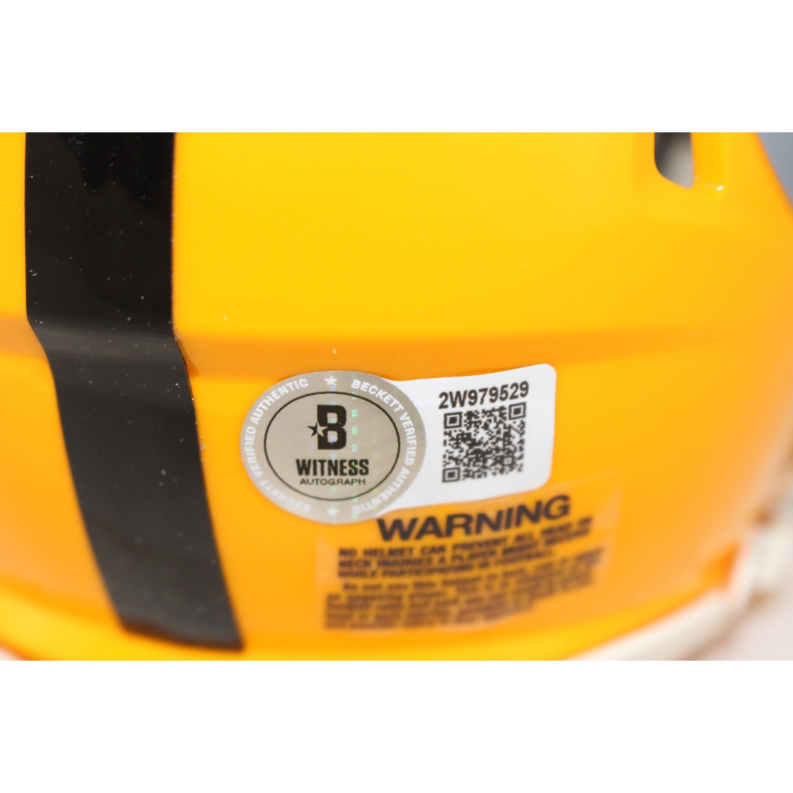 Pat Freiermuth Autographed Pittsburgh Steelers Mini Helmet Beckett Witness 53141 4 Pat Freiermuth Autographed Pittsburgh Steelers Mini Helmet Beckett Witness 53141