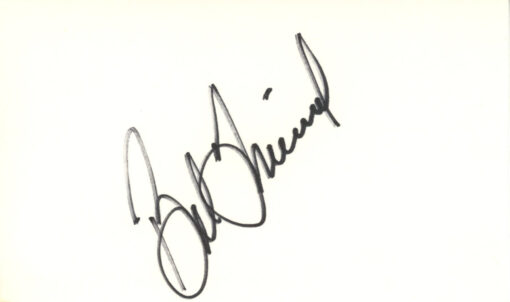 Bob Friend Autographed/Signed Pittsburgh Pirates Index Card BAS 45363