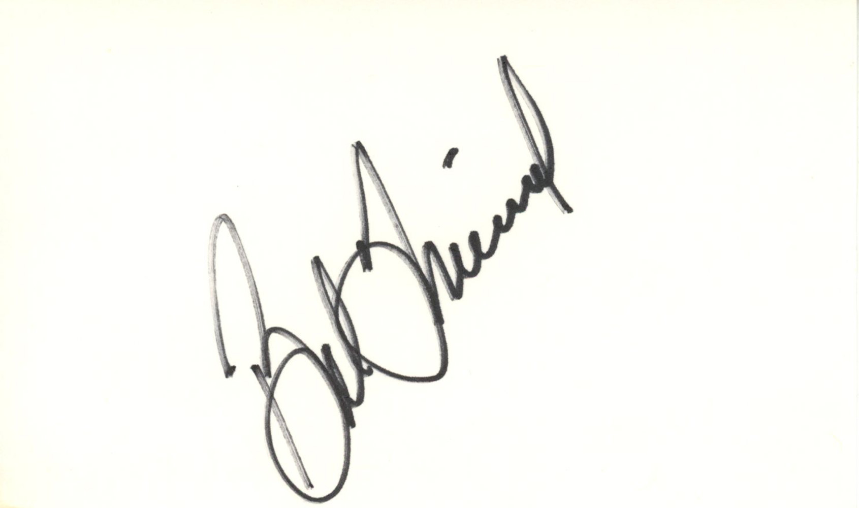 Bob Friend Autographed/Signed Pittsburgh Pirates Index Card BAS 45363