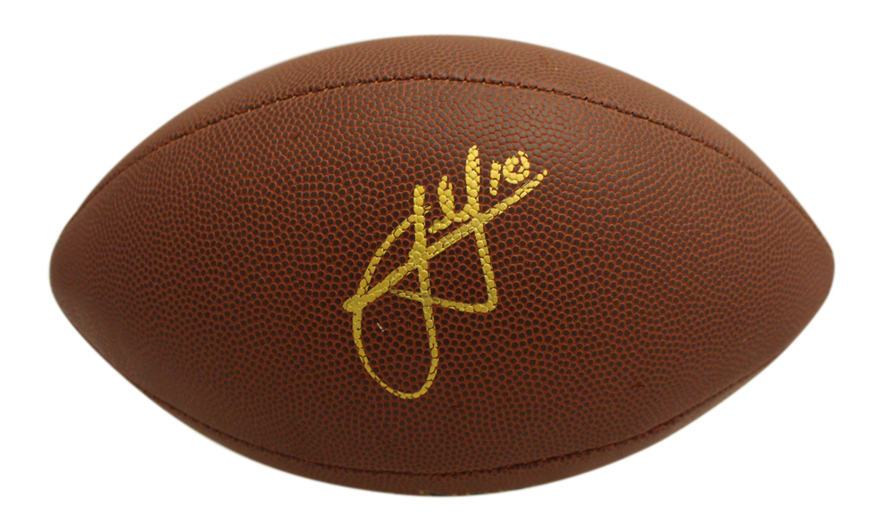 Jabar Gaffney Autographed Denver Broncos Super Grip Football Beckett