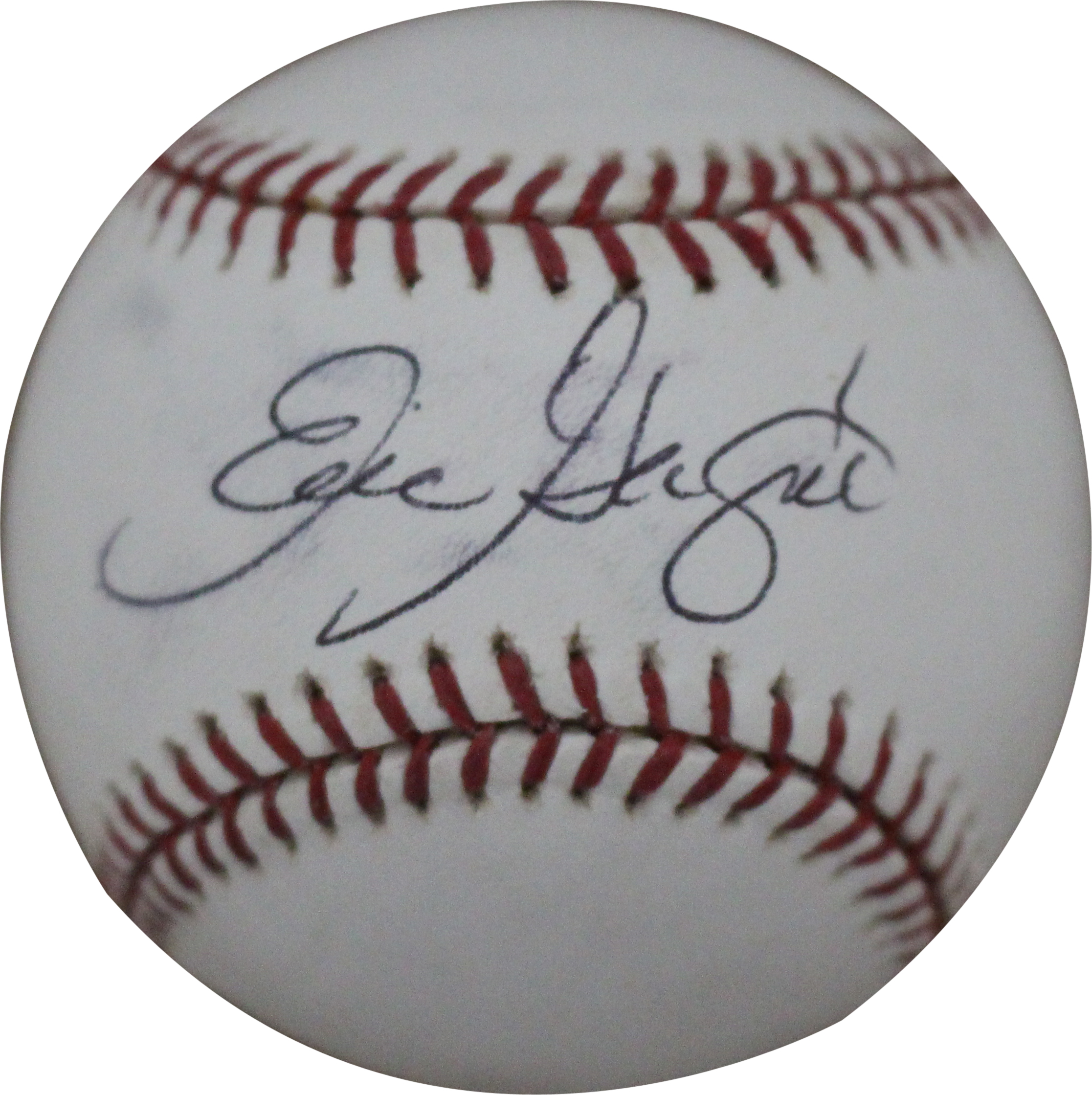 Eric Gagne Autographed/Signed Los Angeles Dodgers OML Baseball As Is BAS 26391