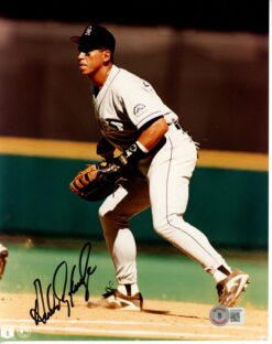 Andres Galarraga Autographed/Signed Colorado Rockies 8x10 Photo Beckett 55878