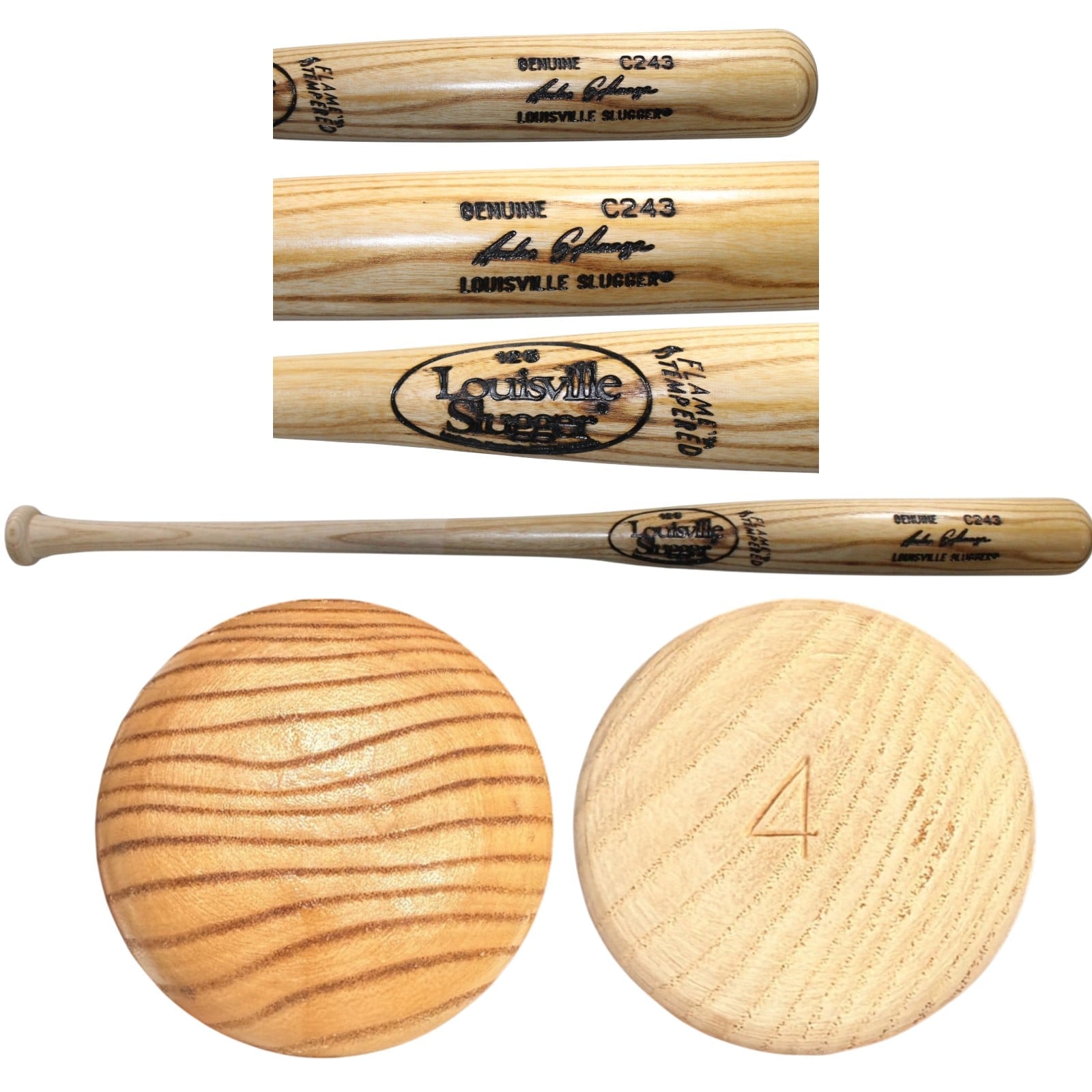 Andres Galarraga Colorado Rockies Game Used LS M1110 Game Model Bat 57251