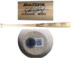 Andres Galarraga Autographed Colorado Rockies 1993 Season Bat Beckett 53388