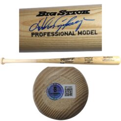 Andres Galarraga Autographed Colorado Rockies 1995 Coors Field Bat Beckett 53437