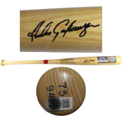 Andres Galarraga Autographed/Signed Colorado Rockies Baseball Bat Beckett 53421