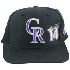 Andres Galarraga Colorado Rockies Snapback Black MLB Hat 56008